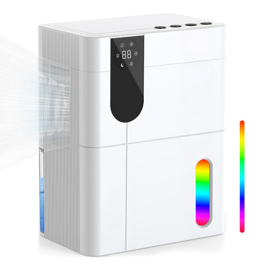 Starfeel 152 OZ Quiet Dehumidifier for Home, 900 sq.ft, White, Heating 4.5L NEW