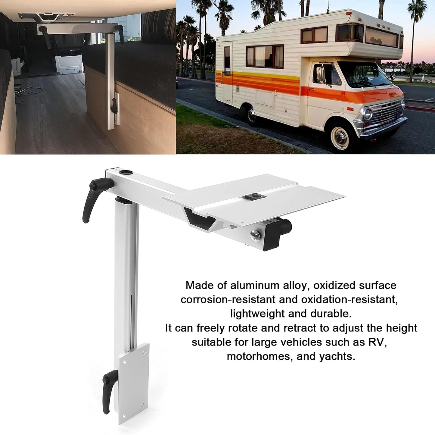 Pomya Adjustable Folding Furniture Legs Aluminum Alloy for RV Camping Travel NEW