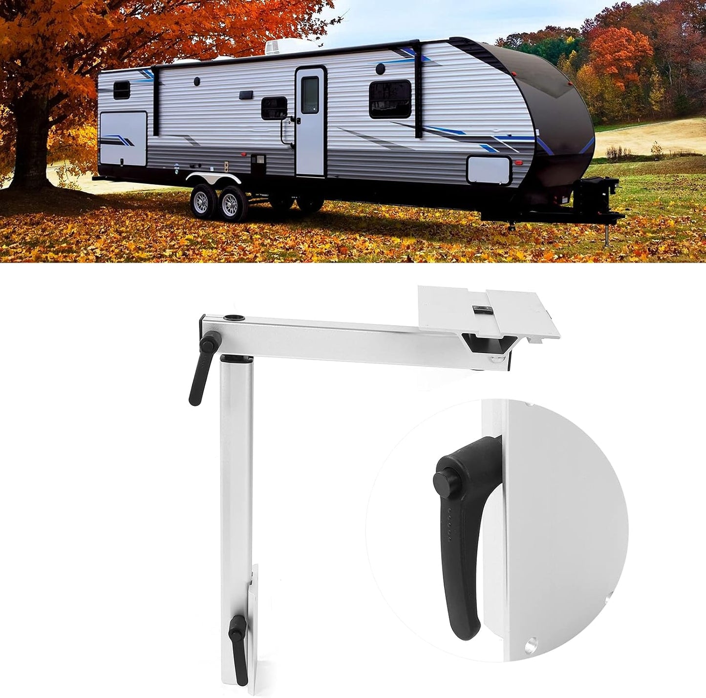 Pomya Adjustable Folding Furniture Legs Aluminum Alloy for RV Camping Travel NEW