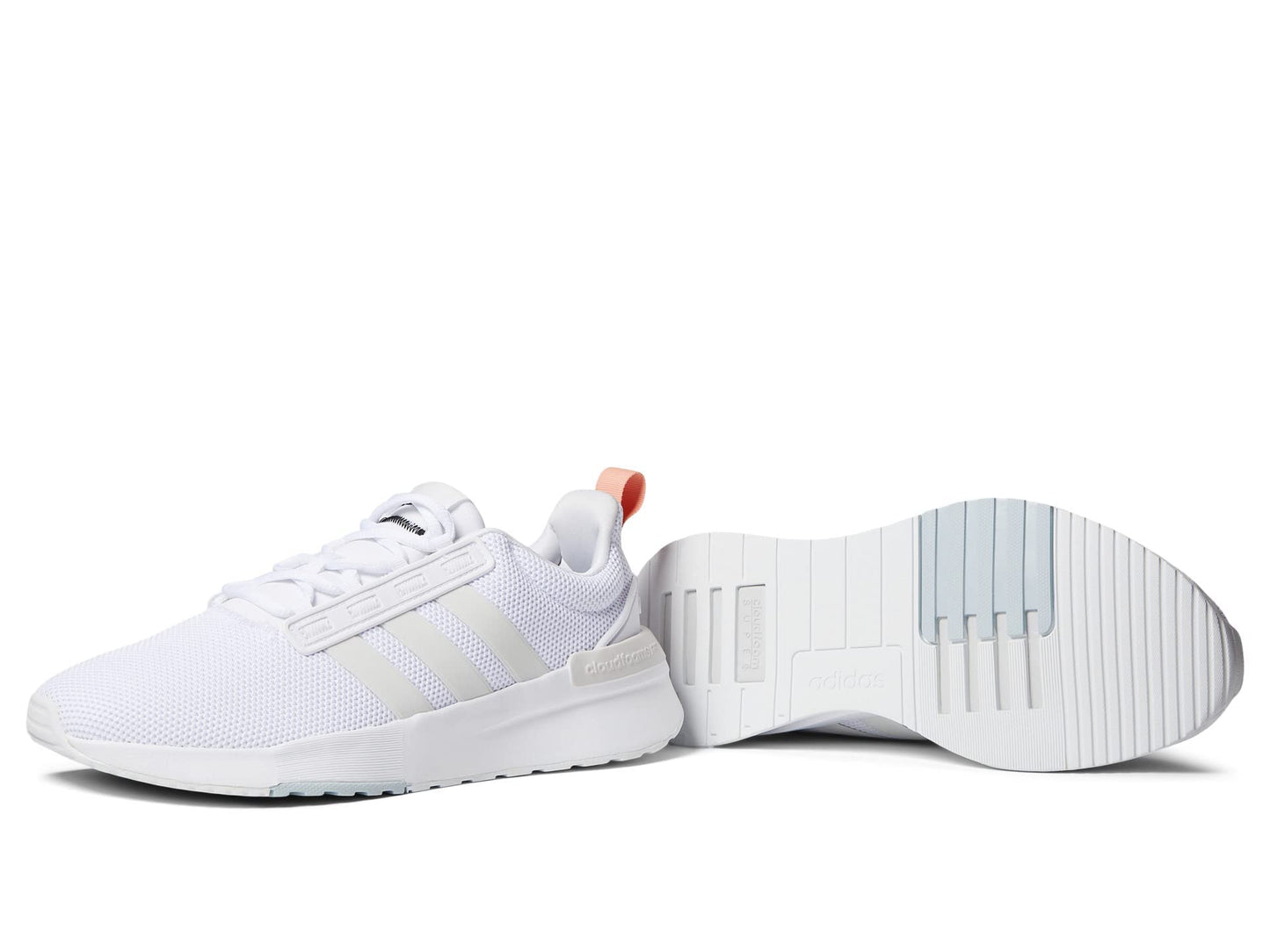 adidas Racer TR21 Multi White Crystal /Halo Road Running Shoes Women US 8 NEW