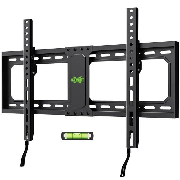 USX MOUNT Fixed TV Wall for 37-82 Inch TVs up to 132 Lbs, Black DEMO
