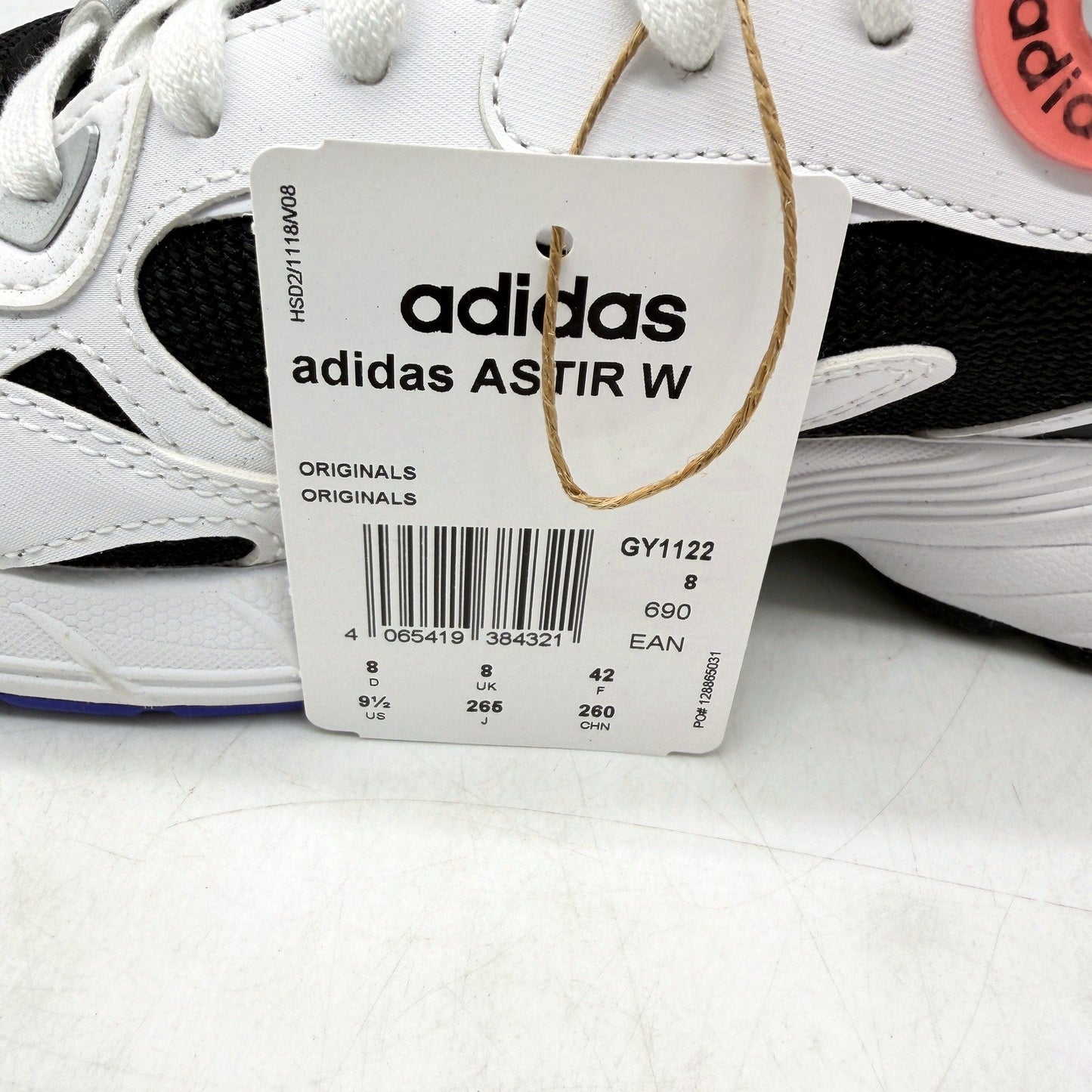 adidas Womens Astir W Sneakers - Multi Color Athletic Trainers US 9.5 NEW