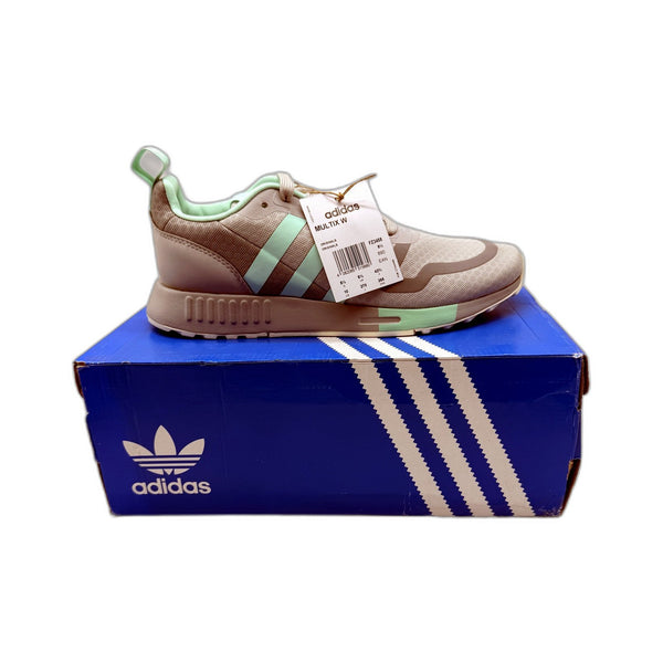 adidas Womens Multix Sneakers Gray Mint Green Athletic Shoes Size US 10 NEW