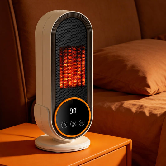 Yakiter 1200W PTC Ceramic Portable Space Heater with Timer Efficient DEMO