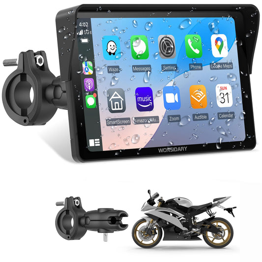 Wonsidary 7" Waterproof Smart GPS Navigation System for Motorcycle Car DEMO