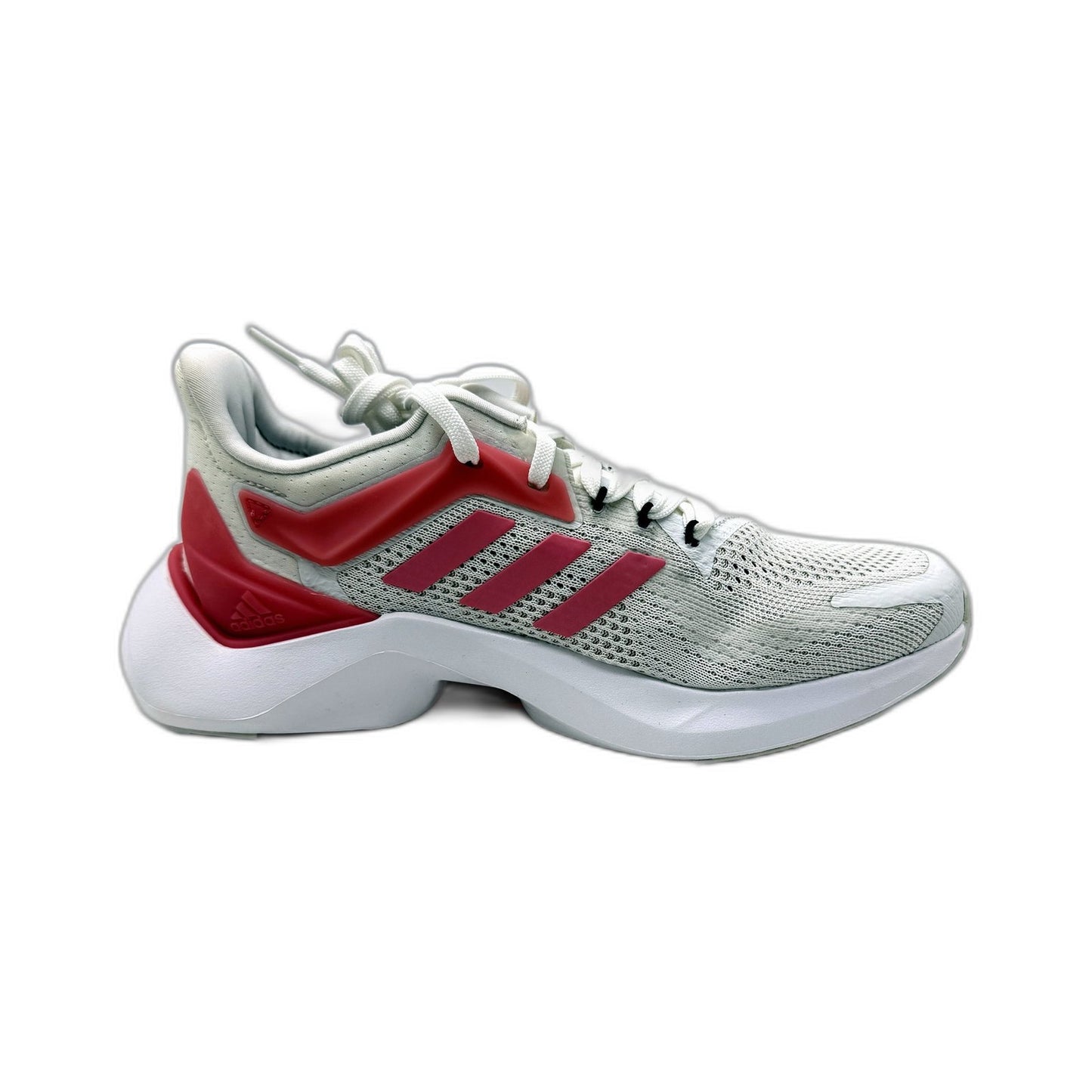 adidas Womens Alphatorsion 2.0 Running Shoes in White and Pink, Size US 7.5 DEMO