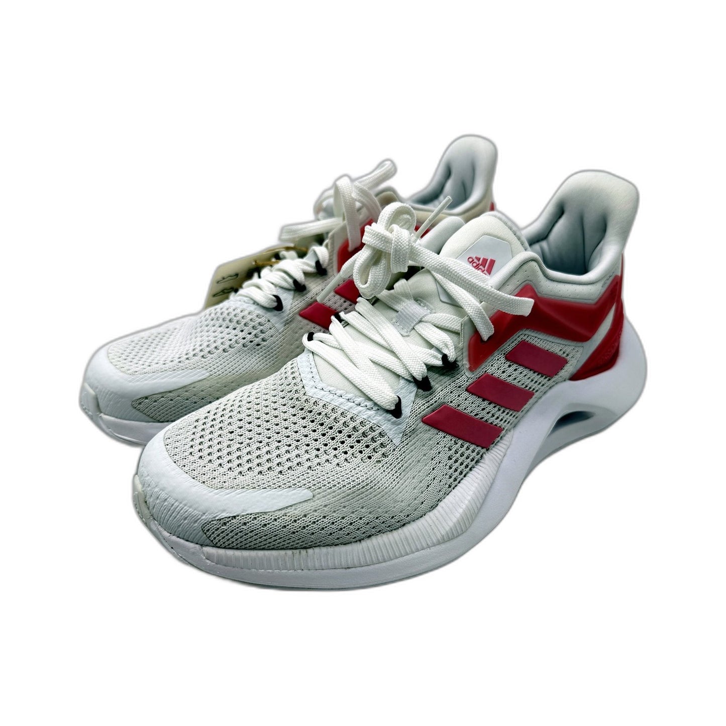 adidas Womens Alphatorsion 2.0 Running Shoes in White and Pink, Size US 7.5 DEMO