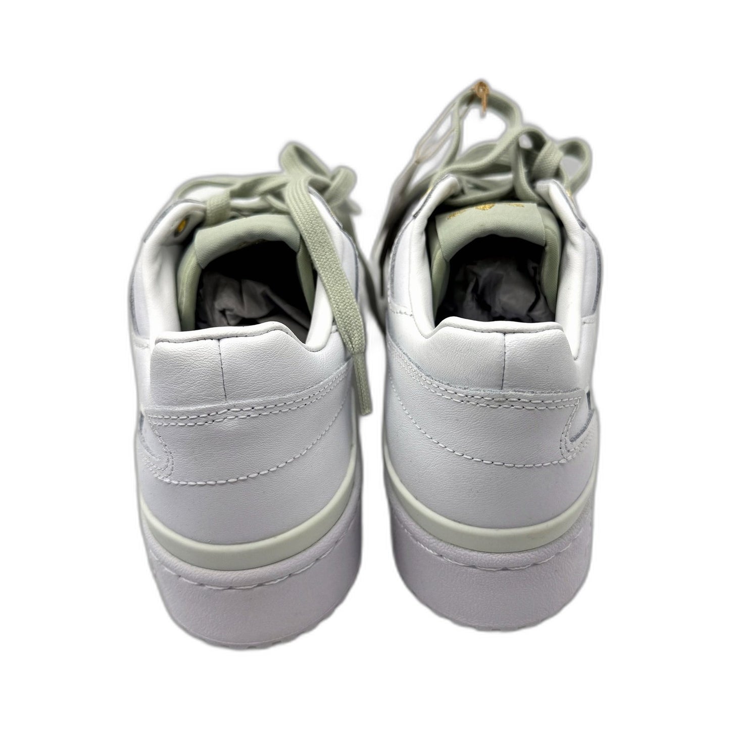 adidas Womens Forum Bold Platform Sneakers in White and Olive Green US 7.5 NEW