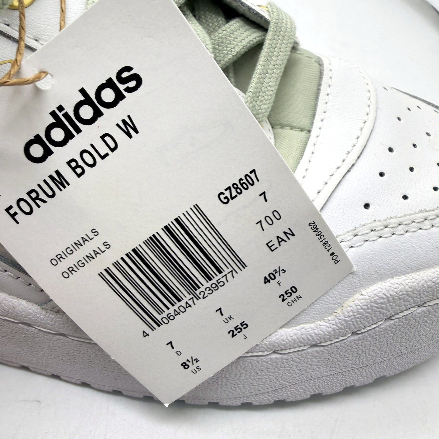 adidas Womens Forum Bold Platform Sneakers White & Olive Green US 8.5 NEW