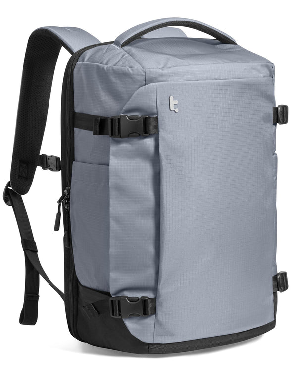 tomtoc 28L Light Grey Travel Backpack, Carry-On Luggage, TSA Friendly NEW