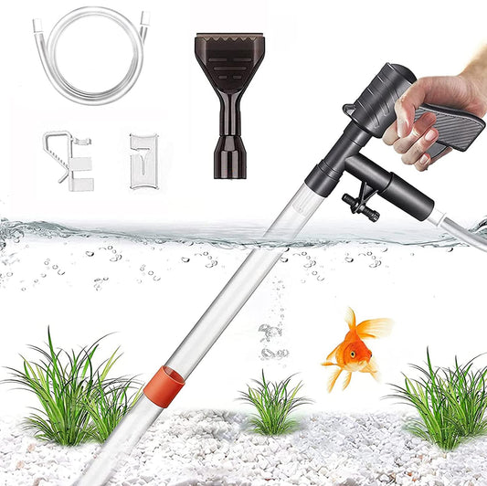 Uandhome Fish Cleaners Tank Gravel Cleaner Water Changer with Air Pressure NEW