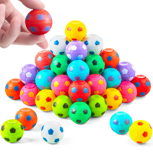 JOYIN Multicolor 1.3 Inch Soccer Fidget Hand Spinners for Kids and Adults DEMO