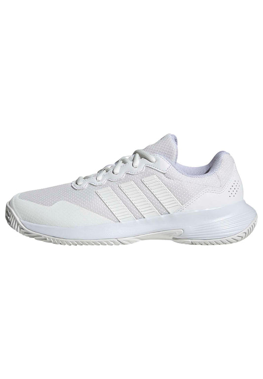 adidas Lightweight GameCourt 2 White Tennis Trainers Womens US 9.5 NEW