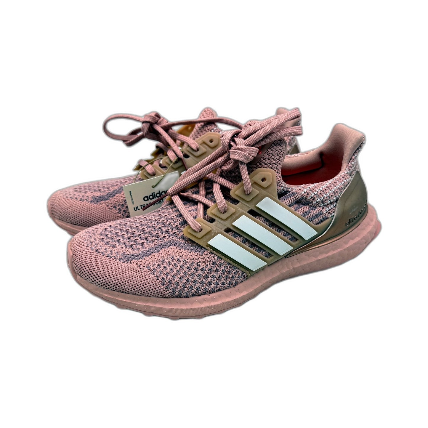 adidas Womens Ultraboost 5.0 DNA Running Shoes, Pink & Metallic US Size 8 NEW