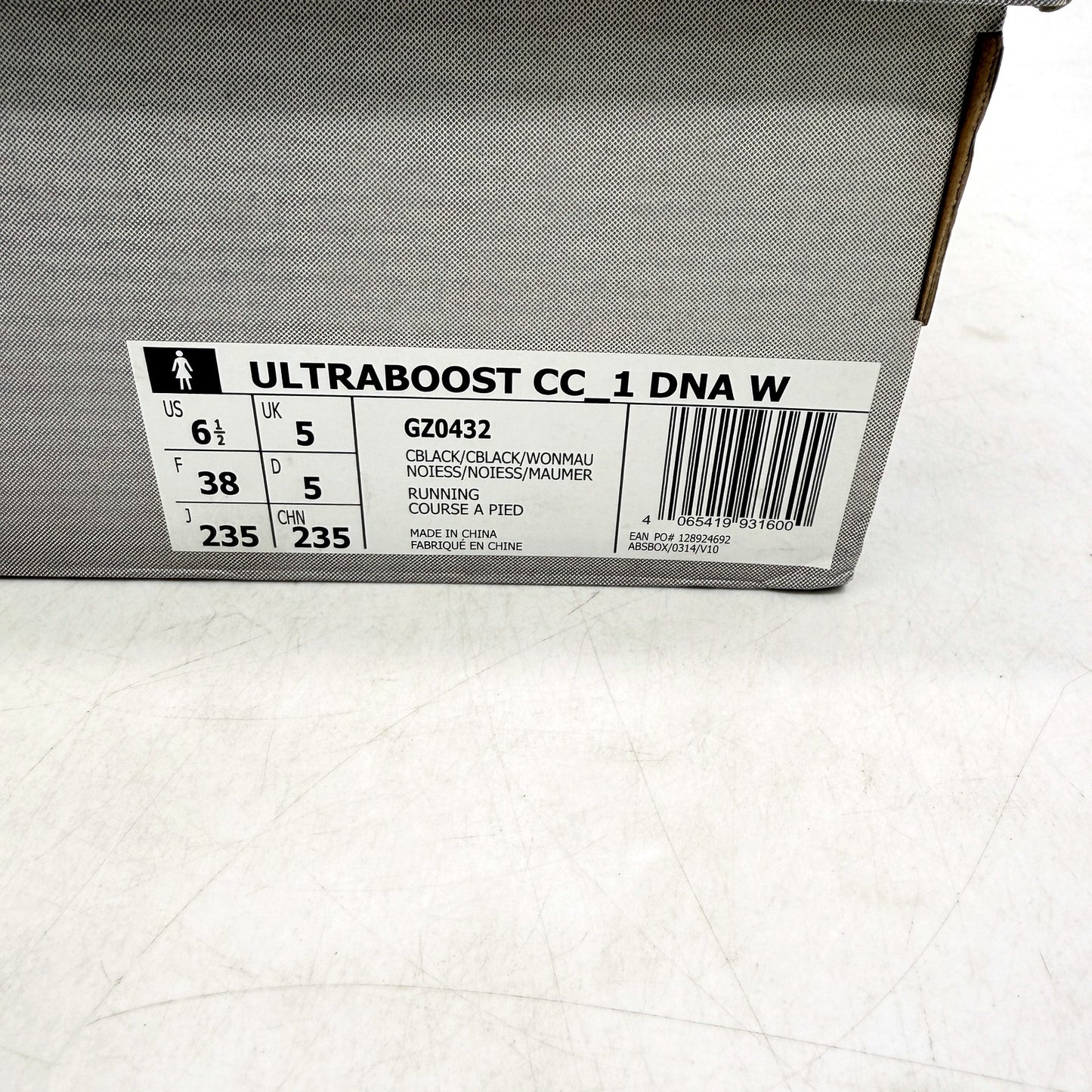 adidas Womens Ultraboost CC_1 DNA Black/Pink Running Shoes - US 6.5 NEW