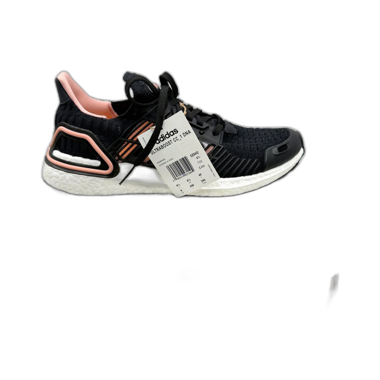 adidas Womens Ultraboost CC_1 DNA Running Shoes Black & Pink Coral US 8 NEW