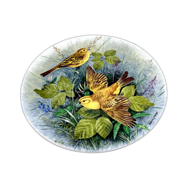 Royal Doulton 1988 Yellowhammer Decorative Plate Birds Hedgerow Limited Edition
