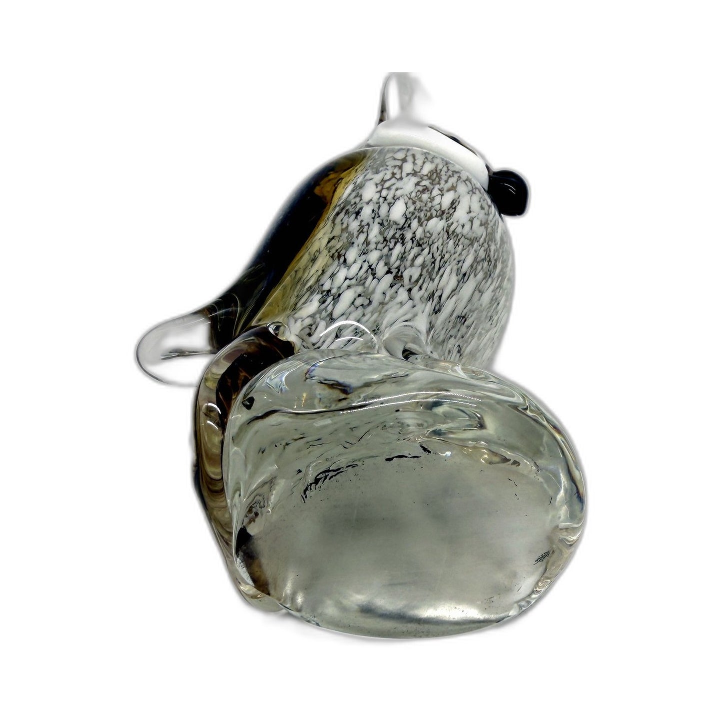 Handcrafted Glass Owl Figurine Decorative Bird Home Decor Ornament 16cm