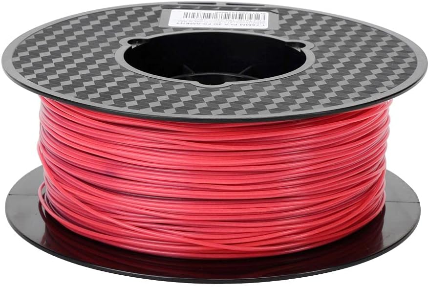 CC3D 31°C Temperature Changing PLA 3D Printer Filament Purple to Red 1.75mm NEW