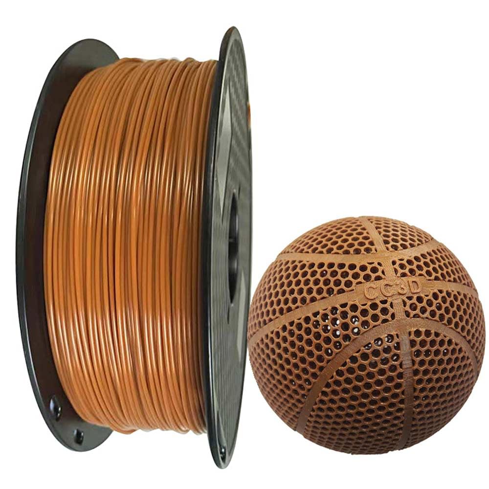 CC3D 47D Leather Brown 3D Printer Filament Thermoplastic Elastomers 1.75mm NEW
