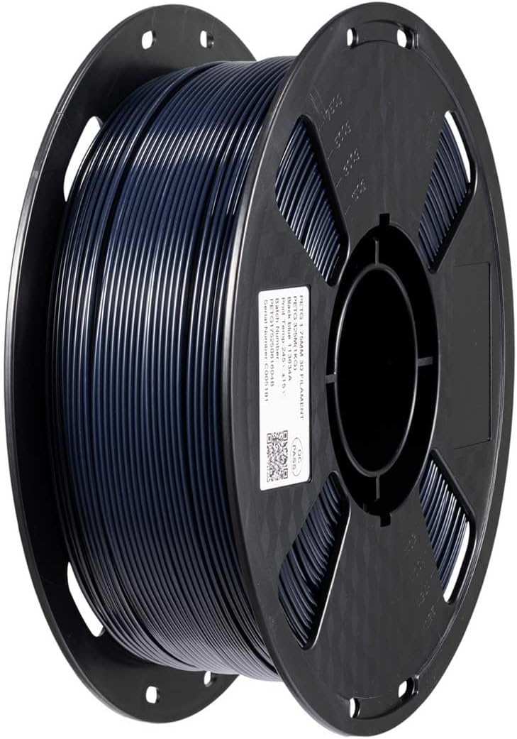 CC3D PETG 3D Printer Filament in Black and Blue, 1.75mm Diameter for FDM NEW