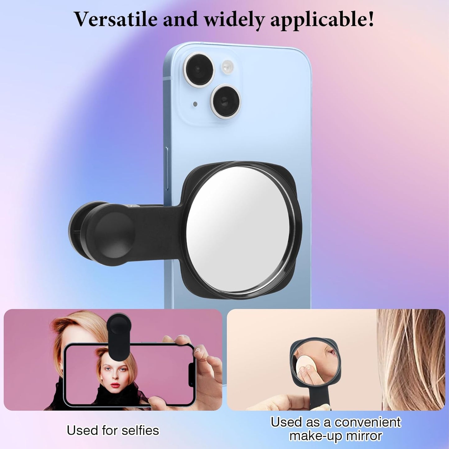 Esdallina Selfie Stick with Rear Camera Mirror for Hands-Free Photos in NEW