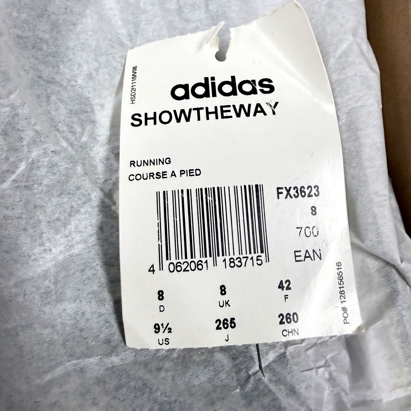 adidas Womens Showtheway Running Shoes for Everyday Comfort in Black US 9.5 NEW