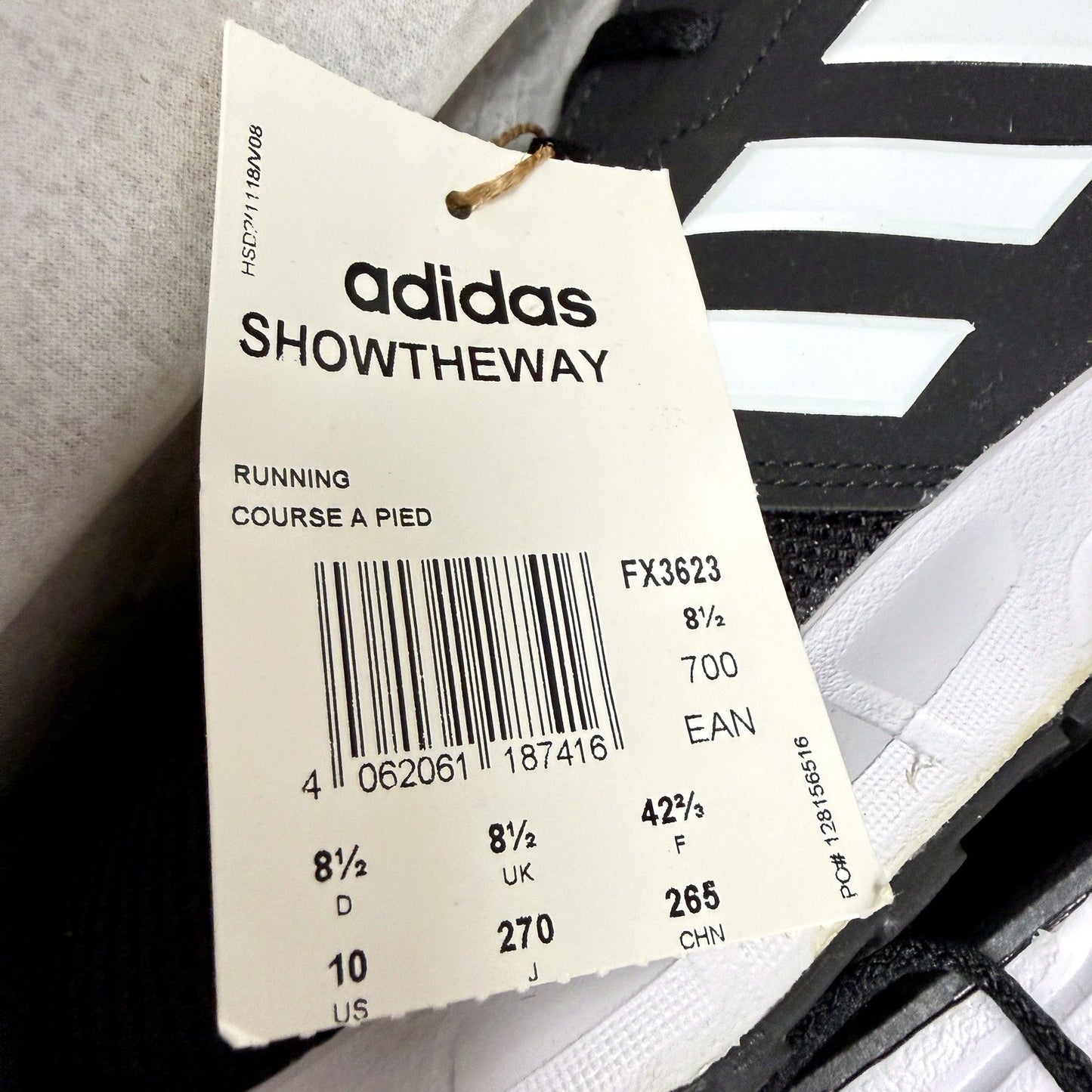 adidas Womens Showtheway Running Shoes - Black Sneakers US Size 10 NEW
