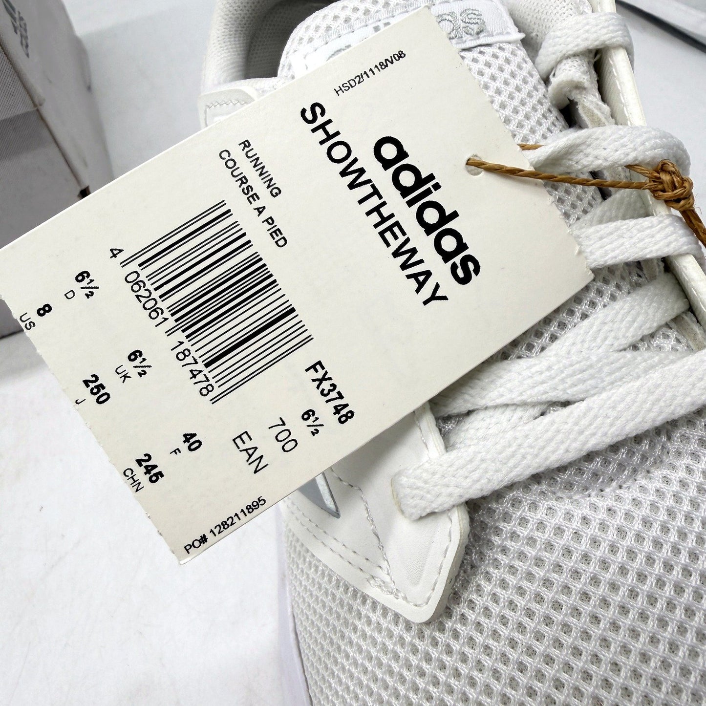 adidas Womens Showtheway Running Sneaker Shoes in White US Size 8 NEW