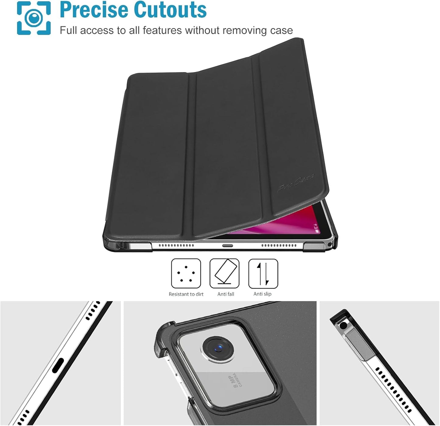 ProCase Smart Cases Case for Lenovo Tab M11/Tab K11 LTE 11" Tablet NEW