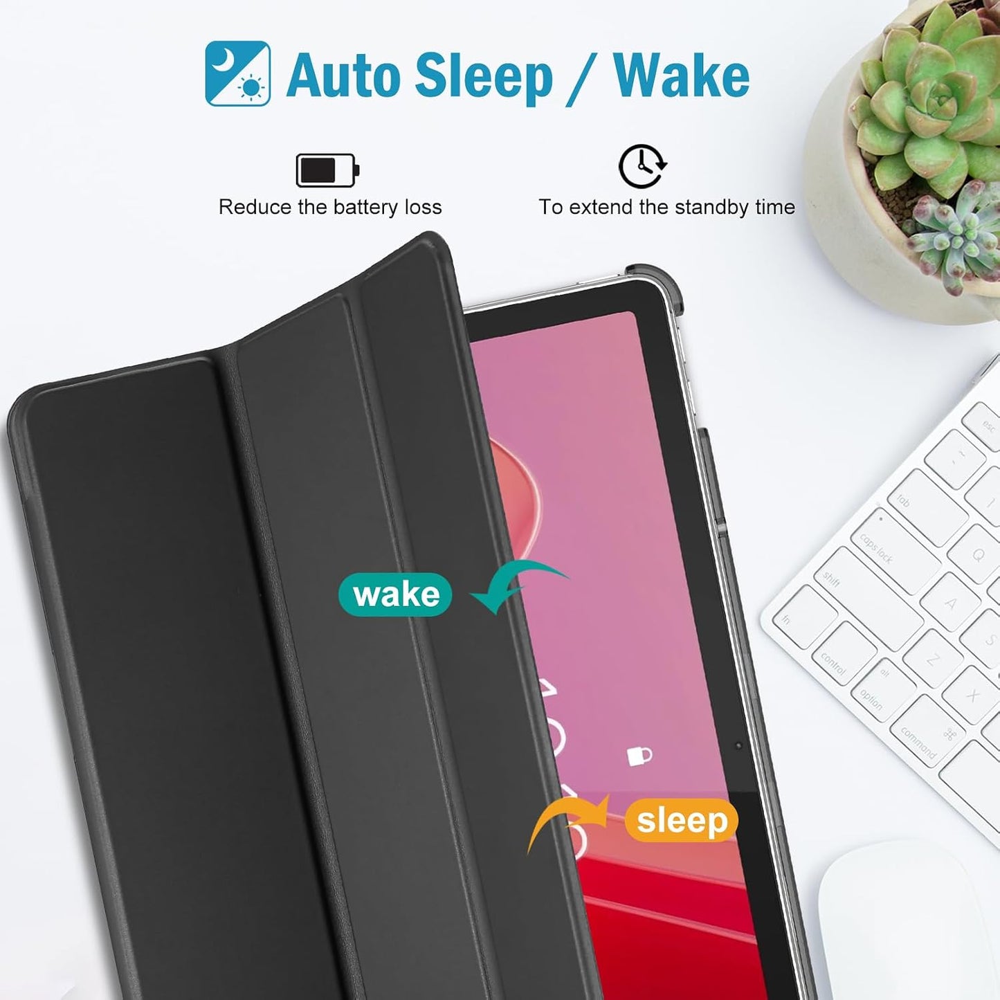 ProCase Smart Cases Case for Lenovo Tab M11/Tab K11 LTE 11" Tablet NEW