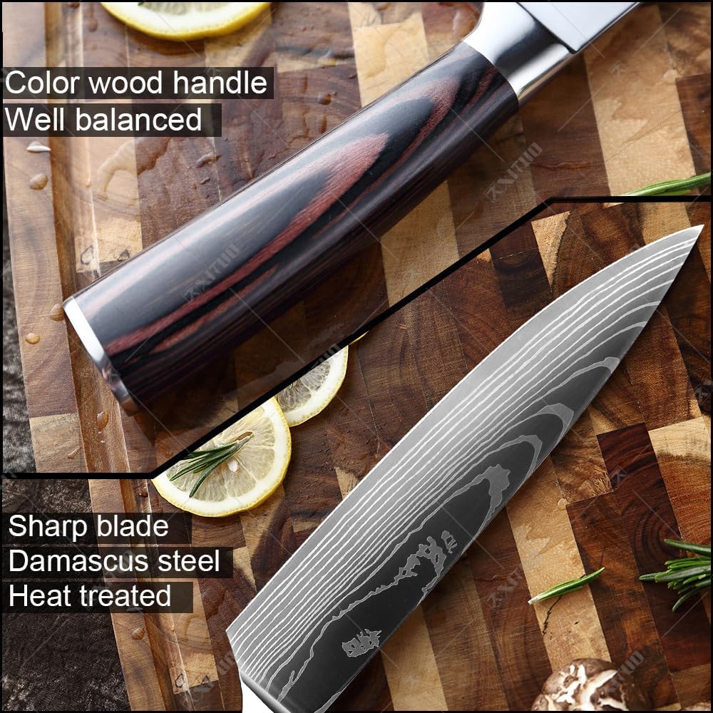 Frafuo Professional 33cm Chef's Knife German High Carbon Stainless Steel NEW