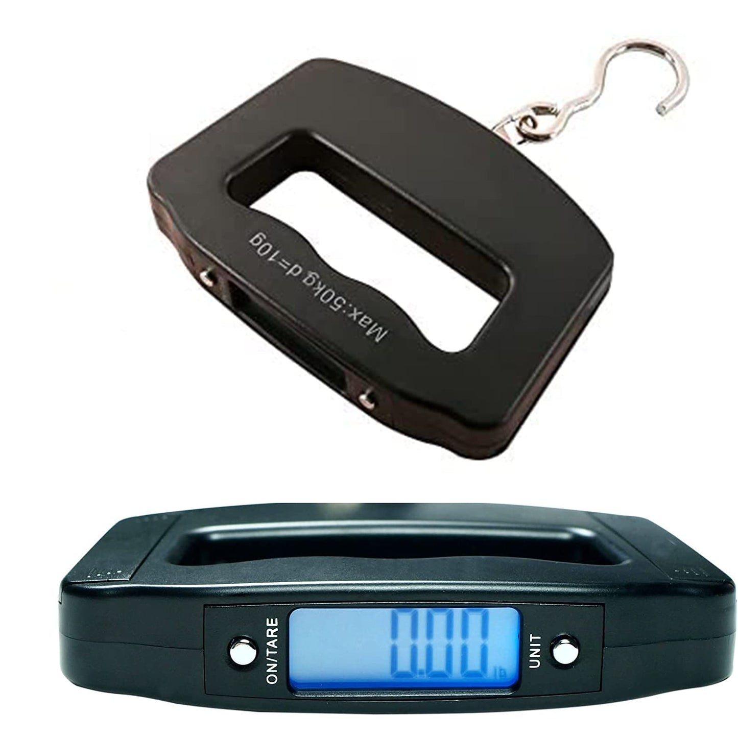 TTYGRHQ Digital Luggage Weight Scale Baggage 50kg/110LB Accurate Black NEW