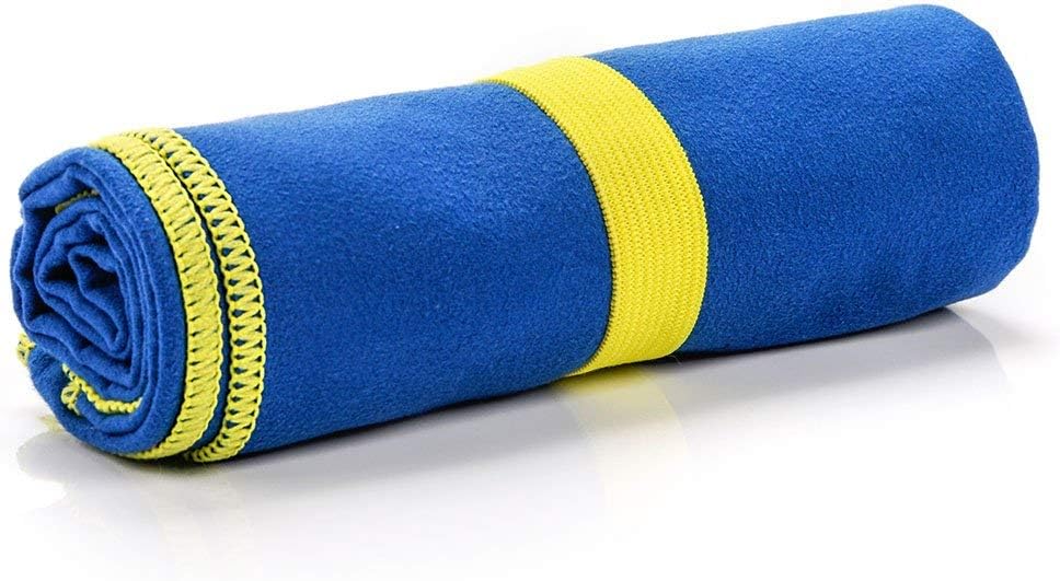 Meteor Microfiber Sports Towel Super Absorbent Lightweight Navy Blue SMALL NEW