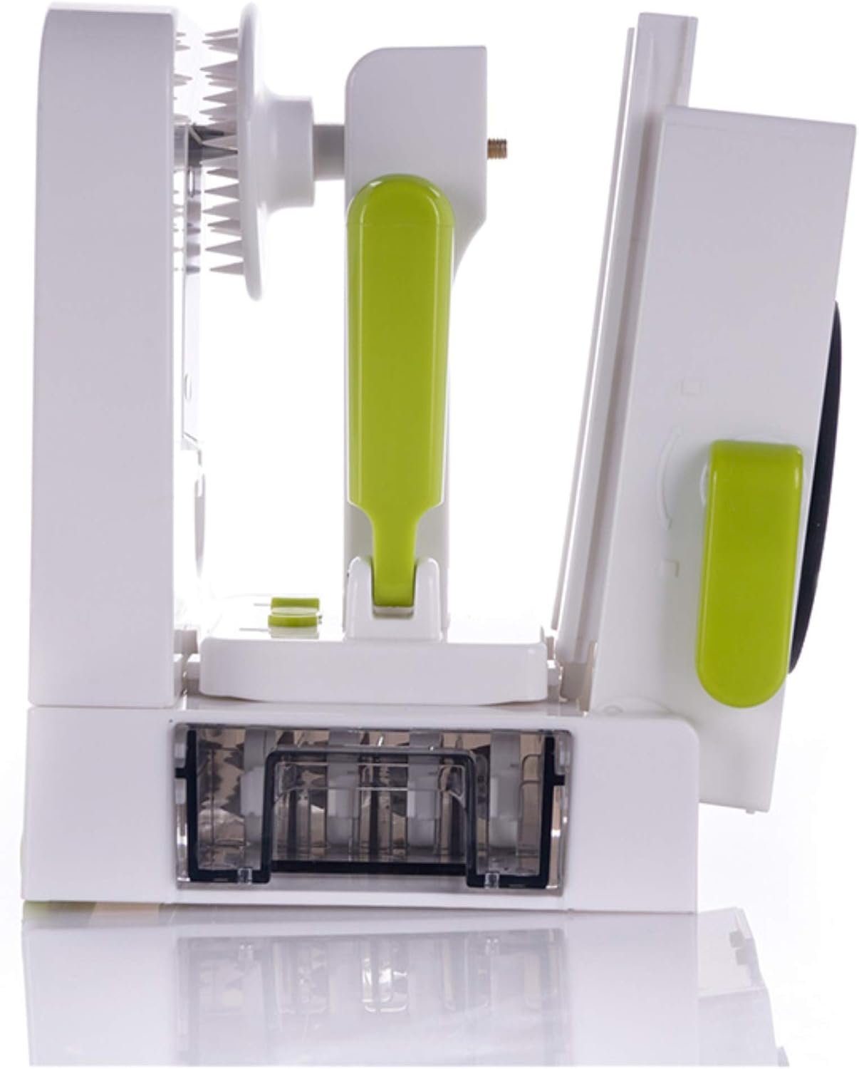 SIMPLEJOY Foldable 5-Blade Vegetable Spiralizer Zucchini Cutter White Green NEW