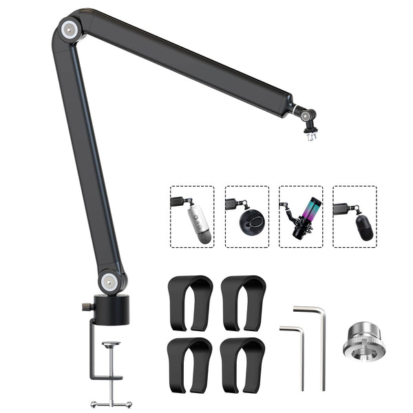 YOUSHARES Premium Stands Adjustable Microphone Boom Arm Stand for DEMO