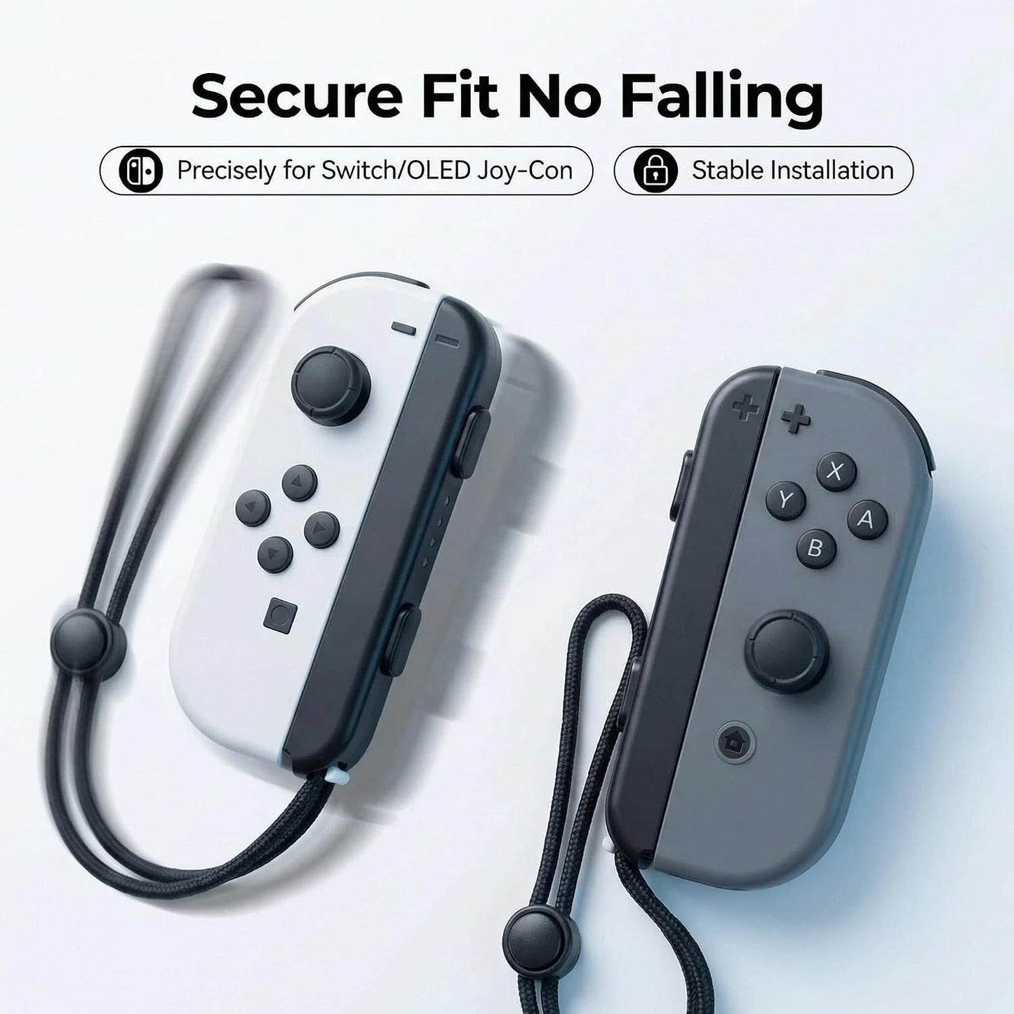 MVHLOT Wrist Joysticks Strap Set for Nintendo Switch Joy-Con Controllers - NEW