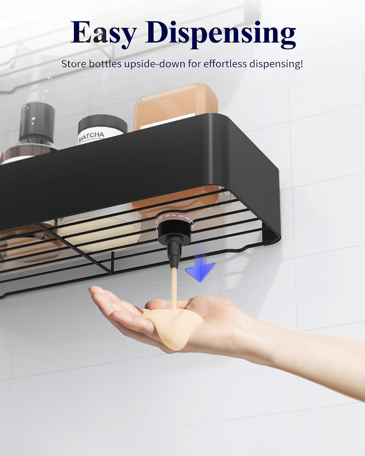 Kitsure Adhesive Soap Dishes Bathroom Shower Caddy 2 Pack Durable NEW