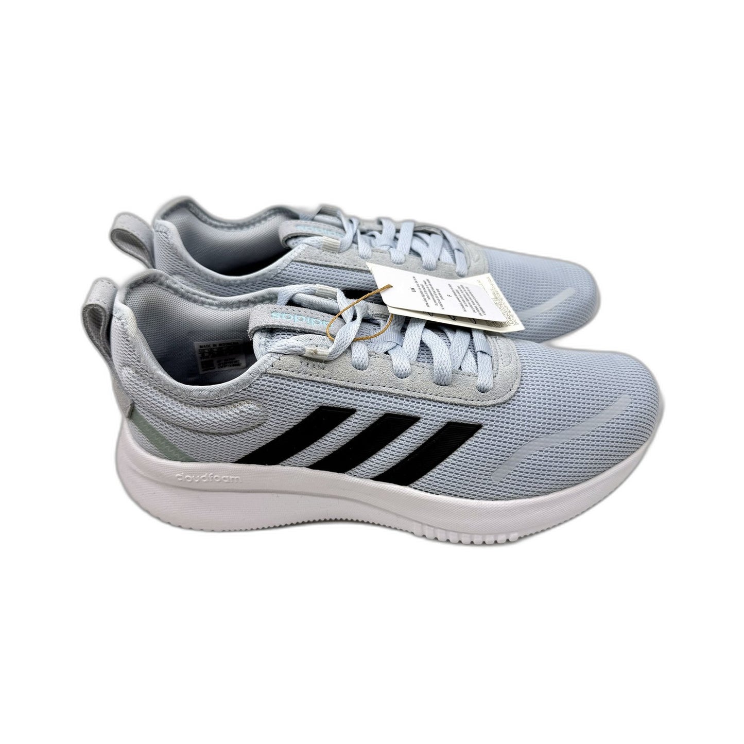 adidas Womens Lite Racer Rebold Light Blue Running Shoes Sneakers US Size 9 NEW