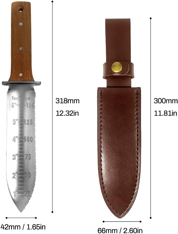 MINAMINO Hori Manual Weeders Garden Knife for Weeding, Digging & Cutting - NEW