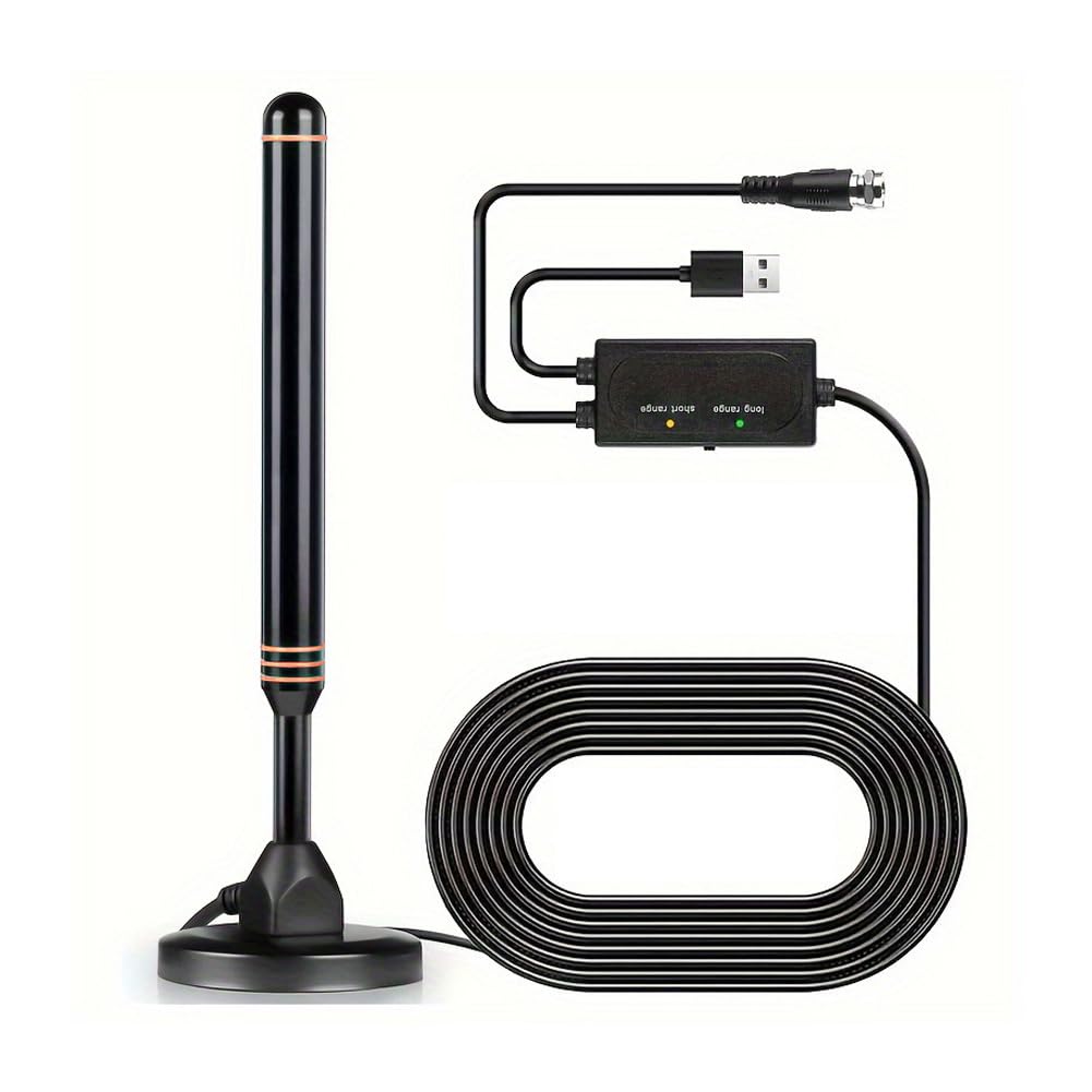 ADTZYLD Long TV Antennas Range Indoor 4K/1080p HDTV Antenna Magnetic Base NEW