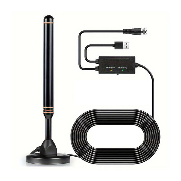 ADTZYLD Long TV Antennas Range Indoor 4K/1080p HDTV Antenna Magnetic Base NEW