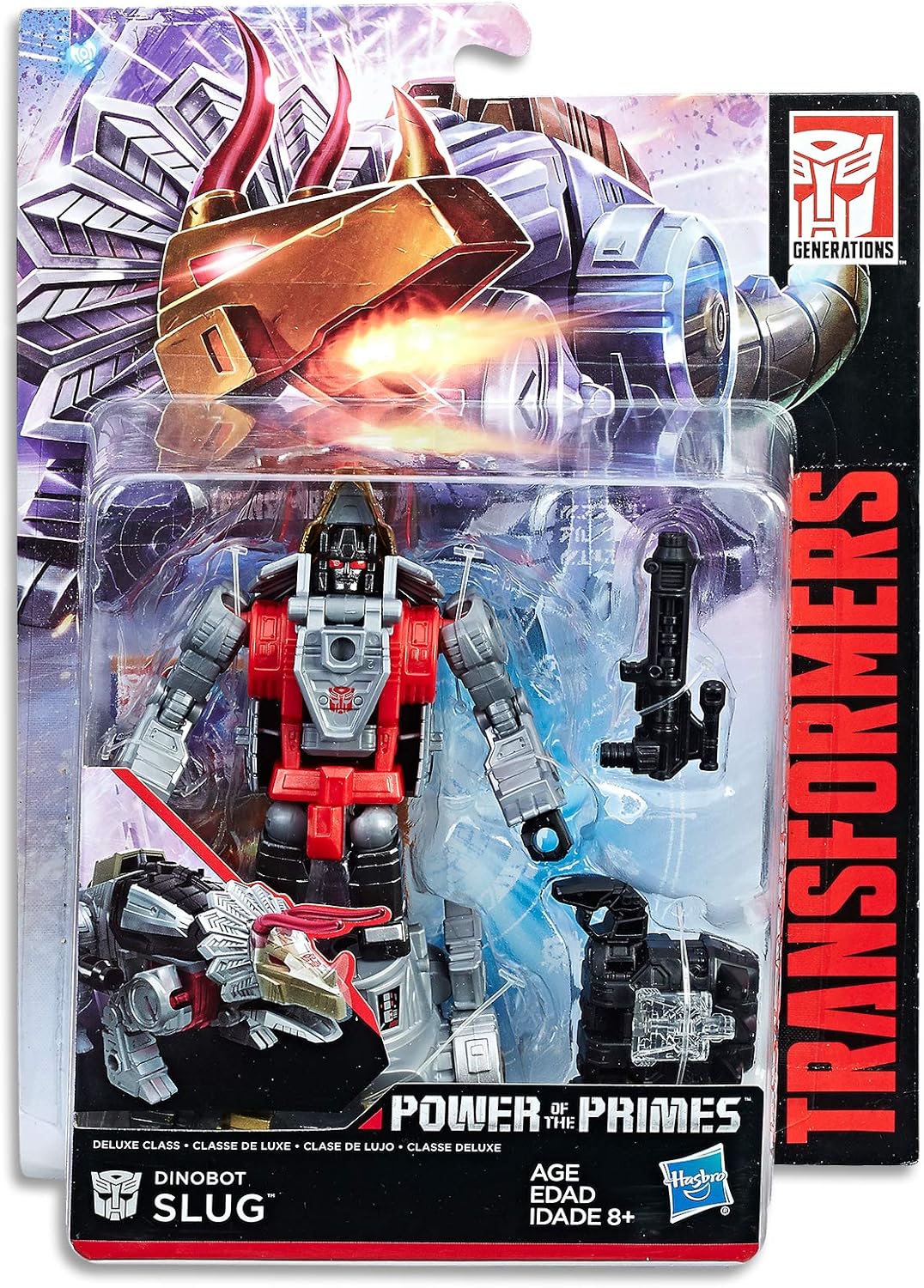 Transformers 5.5" Dinobot Slug Action Figure Power of the Primes Toy DEMO