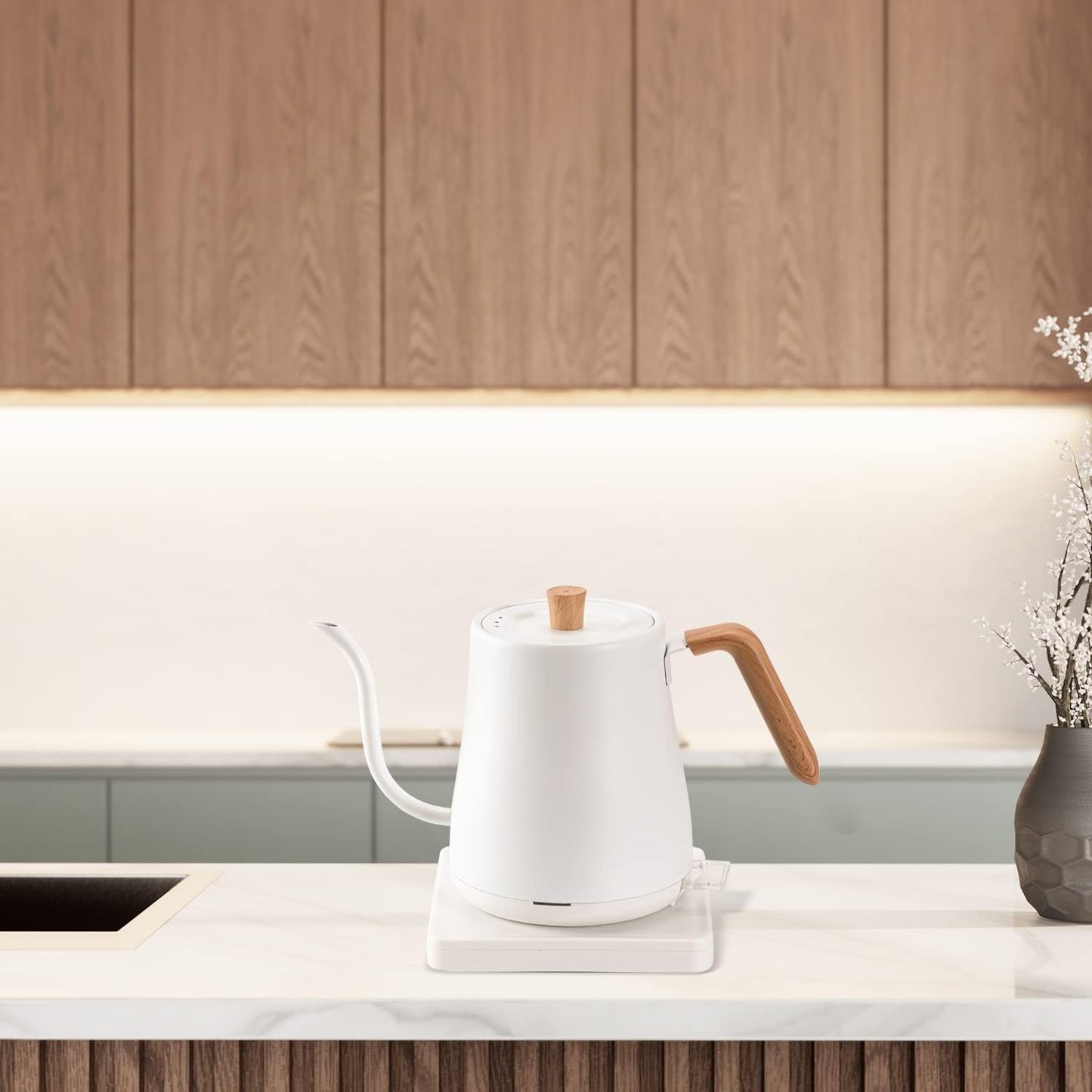 iodoo 0.8L Electric Kettle Stainless Steel Ultra Fast Boiling Hot Water NEW
