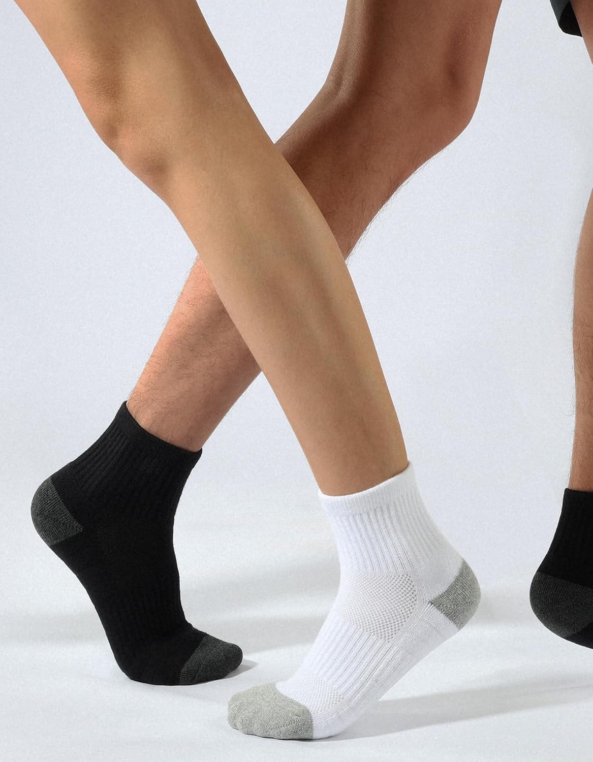 CLOSEMATE Thick Cushioned Cotton Athletic Ankle Trainer Socks 7 Pack NEW