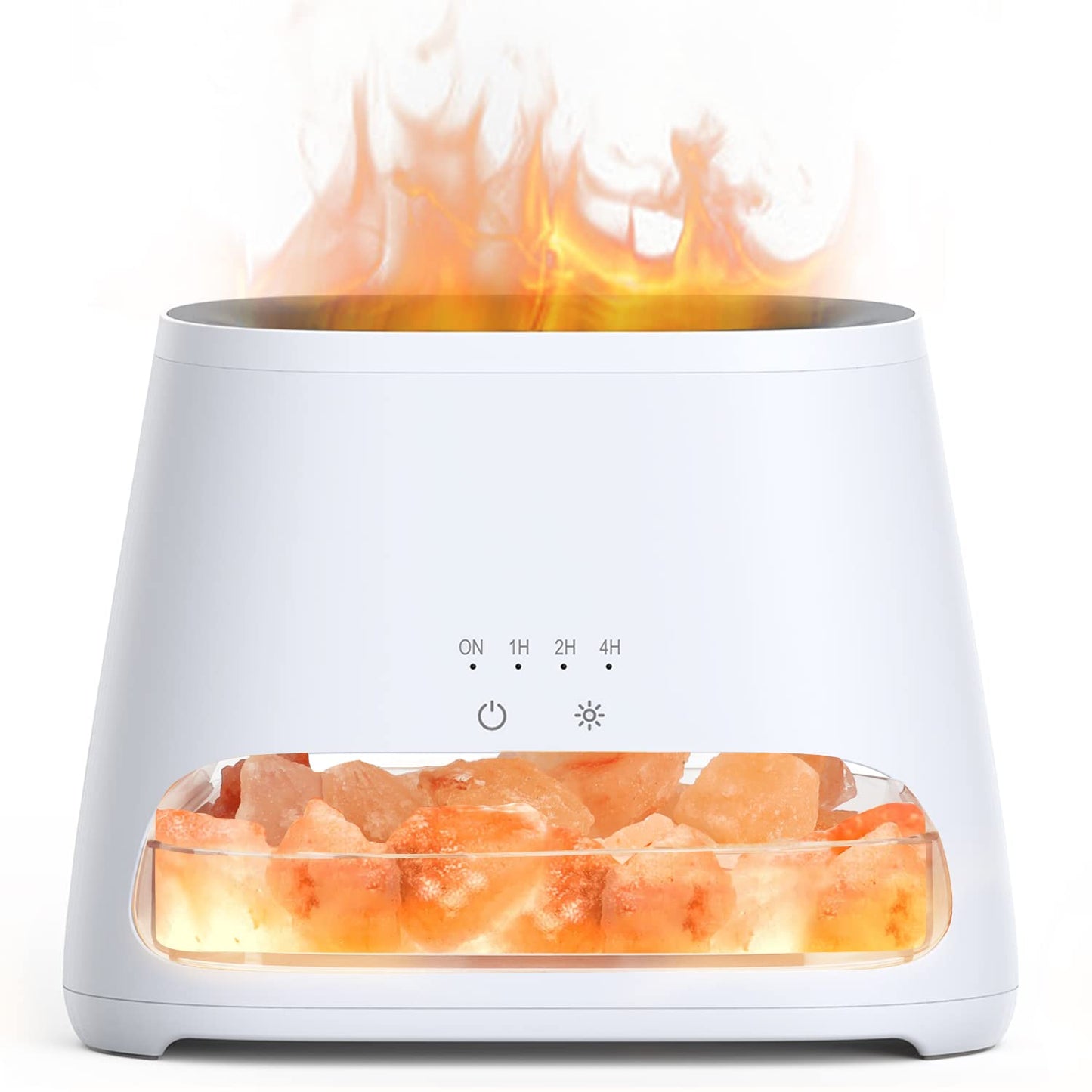 SALKING 2-in-1 Ultrasonic Essential Oil Diffuser and Himalayan Salt Lamp NEW