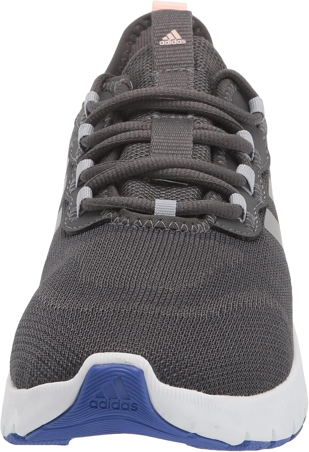 adidas Nario Move Running Shoes Grey & Silver Stripe Women US 8.5 NEW