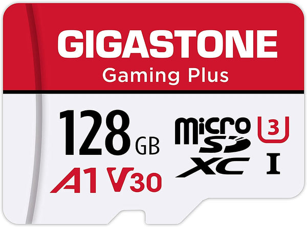 Gigastone 128GB Micro SD Card for Gaming, High-Speed SDXC Memory