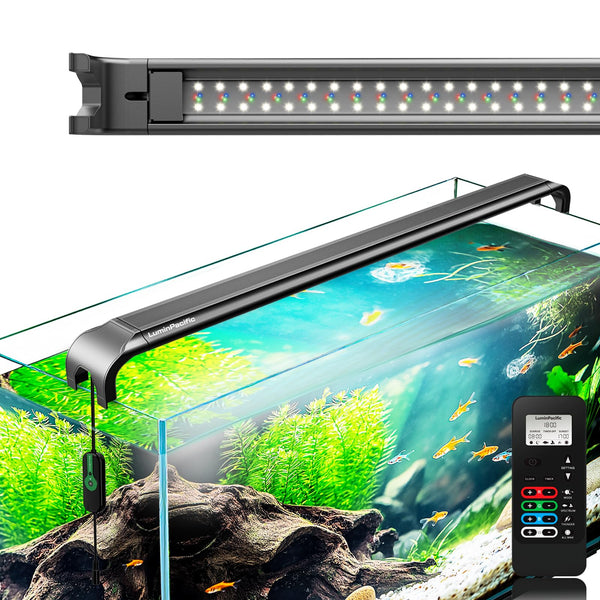 LuminPacific Waterproof Aquarium Grow Lights for Planted Tanks, Vast Grey DEMO