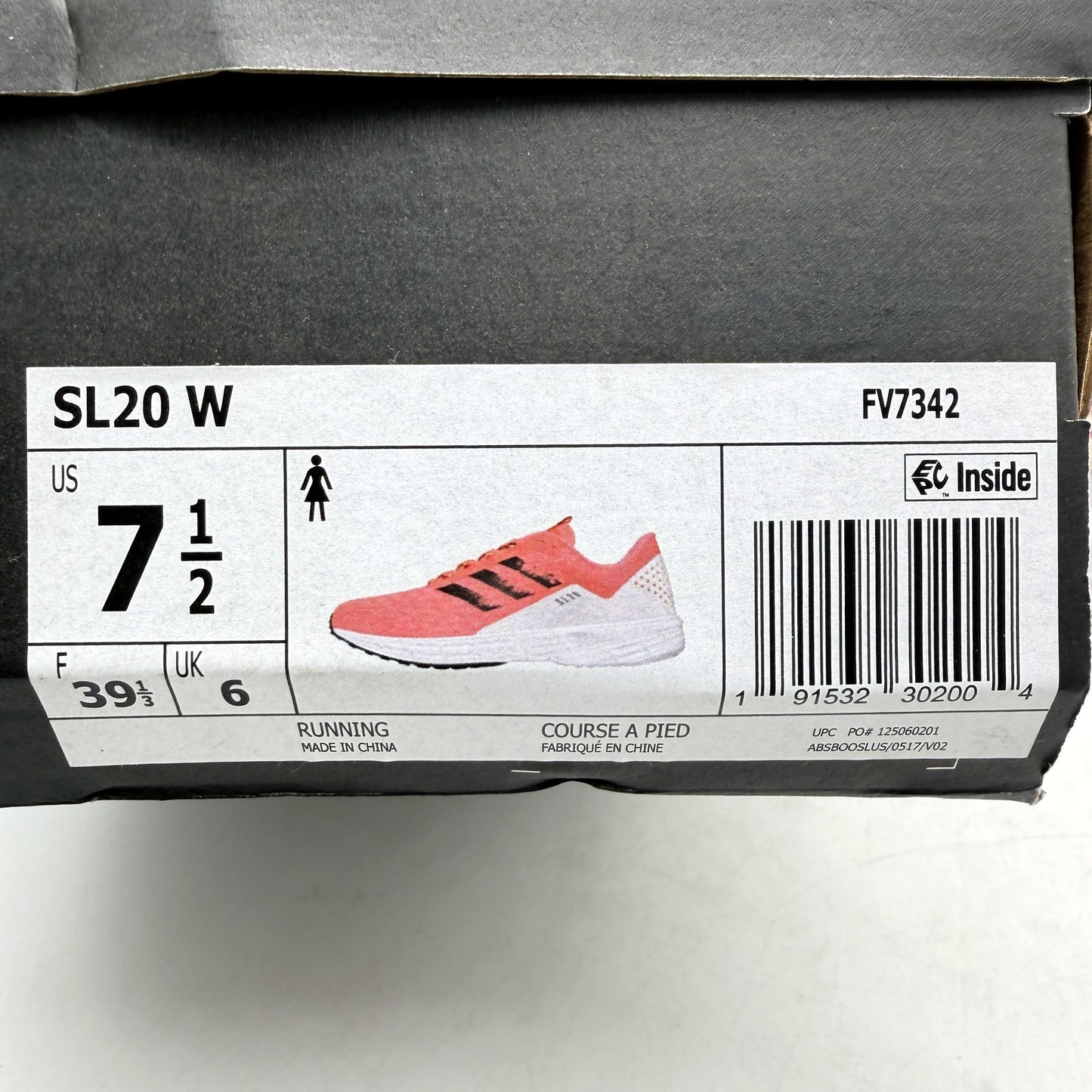 adidas Womens SL20 Lightweight Breathable Running Shoes Hot Pink Size US 7.5 NEW